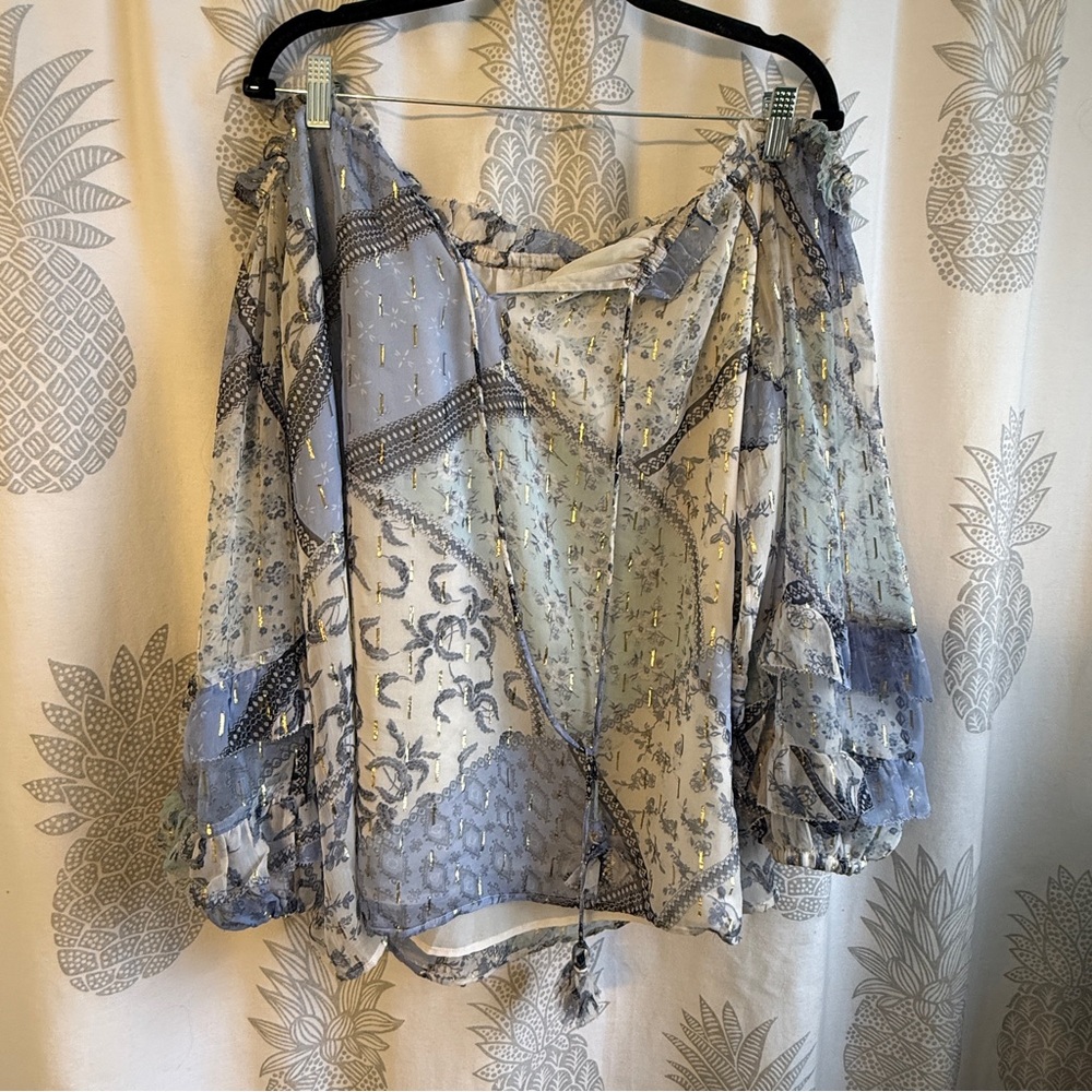 River Island Peasant Top